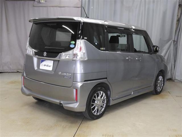 ソリオバンディット ハイブリッドMV 4WD メモリーナビ 電動スライドドア フルセグ LEDヘッドランプ アルミホイール スマートキー アイドリングストップ ETC キーレス 横滑り防止機能 ウオークスルー ハイブリッド(3枚目)