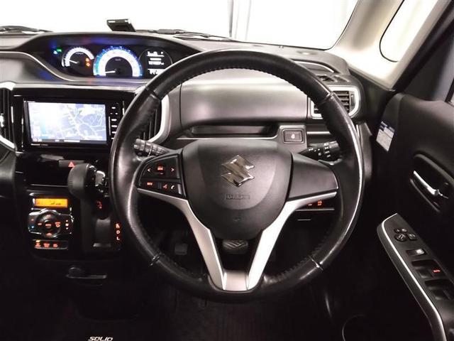 ソリオバンディット ハイブリッドMV 4WD メモリーナビ 電動スライドドア フルセグ LEDヘッドランプ アルミホイール スマートキー アイドリングストップ ETC キーレス 横滑り防止機能 ウオークスルー ハイブリッド(7枚目)