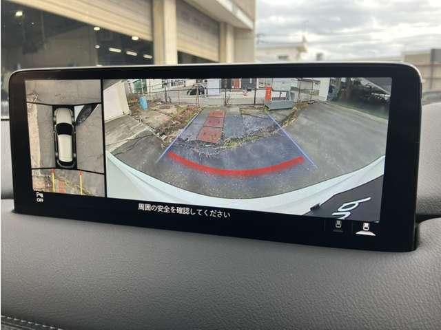 バック時も安心。視覚は大事ですね！