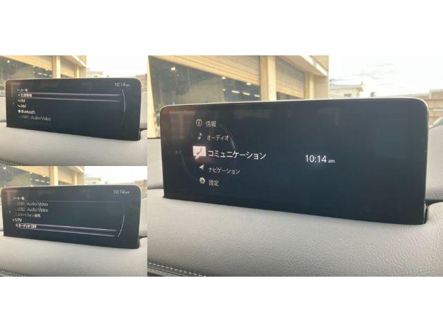 純正のナビです。センターコンソールにあるコマンダースイッチで操作可能。目線をそらさず操作できるので安全に配慮してます。