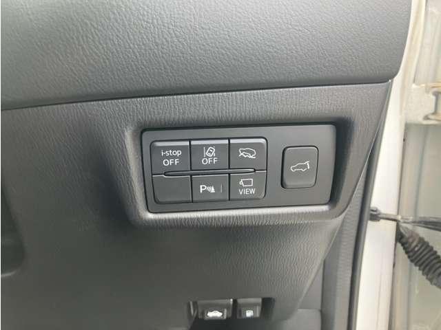 電動バックドアが付いています。こちらはボタン一つで車のバックドア（荷台のドア）を電動で自動的に開閉できる機能のことです。