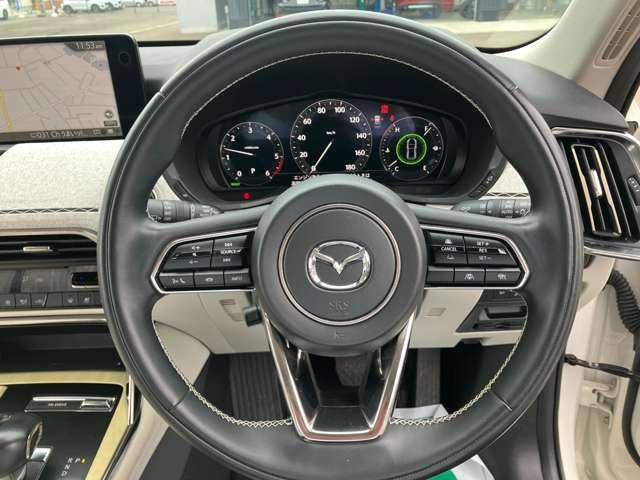 ＣＸ－６０ ３．３　ＸＤハイブリッド　プレミアム　モダン　ディーゼルター　ディーゼルターボ　全方位モニタ　サンル　地上デジタル　衝突軽減装置　ＥＴＣ車載器　ヒーター　本革シート　メモリーナビ　バックカメラ　４ＷＤ　パワーシート　ナビ＆ＴＶ　アイドリングストップ　ＡＢＳ（7枚目）