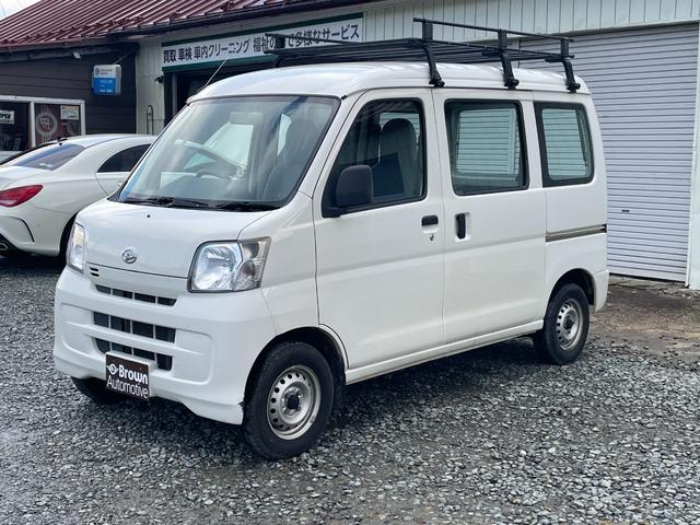 ハイゼットカーゴ キャリアルーフ付/リアヒーター/MT車/運転席エアバッグ/助手席エアバック/エアコン/クーラー/パワステ/両側スライドドア/4WD(3枚目)