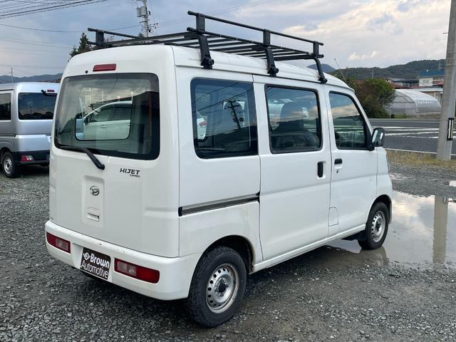 ハイゼットカーゴ キャリアルーフ付/リアヒーター/MT車/運転席エアバッグ/助手席エアバック/エアコン/クーラー/パワステ/両側スライドドア/4WD(10枚目)