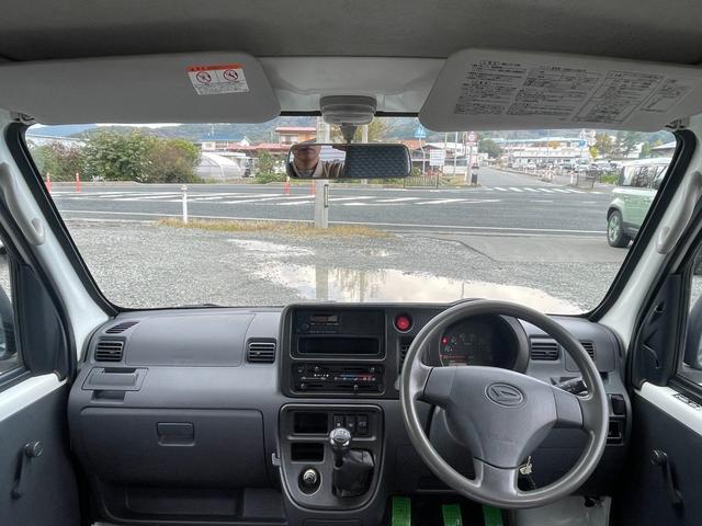 ハイゼットカーゴ キャリアルーフ付/リアヒーター/MT車/運転席エアバッグ/助手席エアバック/エアコン/クーラー/パワステ/両側スライドドア/4WD(15枚目)