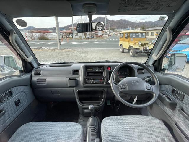 ピクシストラック 　パワステ／エアコン・クーラー／パワーウィンドウ／４ＷＤ切替スイッチ／作業灯付き／ジャッキ・工具あり／５ＭＴ（12枚目）