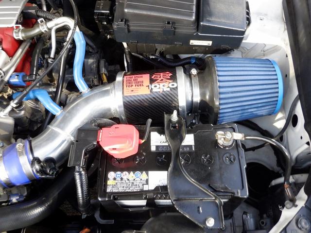 ユーロR 当社買取 社外エンケイアルミ 禁煙車 純正HDDナビ HIDライト フルエアロ 220馬力 キーレス 本革巻きステアリング ETC リアスポイラー 電動格納ウィンカーミラー 衝突安全ボディ UVガラス(38枚目)