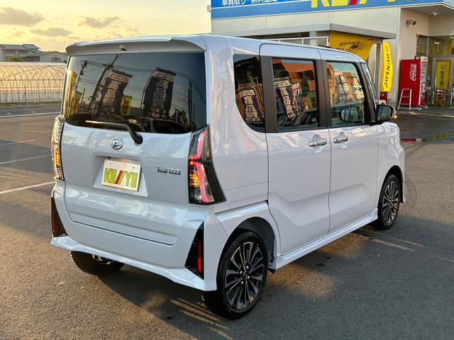 カスタムRS【4WDターボ】【届け出済み未使用車】【後期型】 【両側電動スライドドア】【アラウンドビューカメラ接続可&新品ナビ取付】【ハーフレザーシート&シートヒーター】【衝突軽減&車線逸脱警告&追従クルコン】【LEDオートライト&フォグ】スマートキー ETC(8枚目)