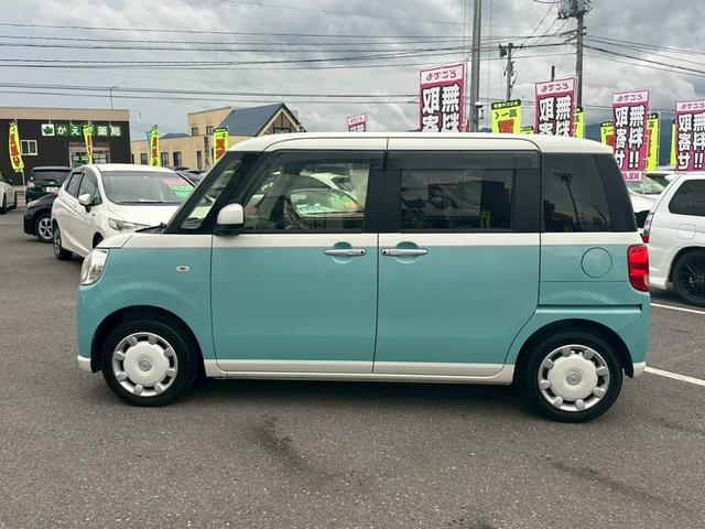 ムーヴキャンバス Ｘリミテッド　ＳＡＩＩＩ【４ＷＤ禁煙車】　【衝突軽減＆車線逸脱】【コーナーセンサー】【純正オーディオ／ＣＤ再生／ＡＵＸ接続】【両側電動スライドドア】【オートライト】【電動格納ミラー】【プッシュスタート＆スマートキー】【ＥＴＣ】（34枚目）