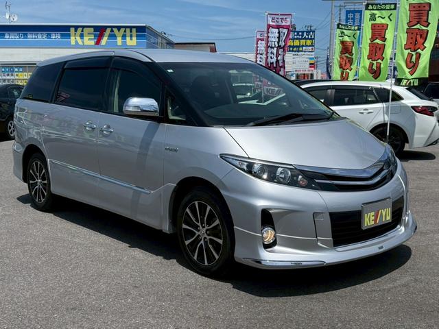 エスティマハイブリッド アエラス【４ＷＤ】【モデリスタエアロ】【】　【両側電動スライドドア＆フリップダウンモニター】【純正８インチナビ＆フルセグ＆バックカメラ＆Ｂｌｕｅｔｏｏｔｈ＆ＣＤ／ＤＶＤ再生】【２列目オットマンシート＆シートヒーター】【クルコン＆ツインエアコン】（36枚目）