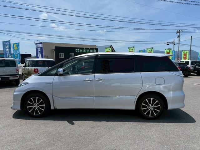 エスティマハイブリッド アエラス【４ＷＤ】【モデリスタエアロ】【】　【両側電動スライドドア＆フリップダウンモニター】【純正８インチナビ＆フルセグ＆バックカメラ＆Ｂｌｕｅｔｏｏｔｈ＆ＣＤ／ＤＶＤ再生】【２列目オットマンシート＆シートヒーター】【クルコン＆ツインエアコン】（40枚目）