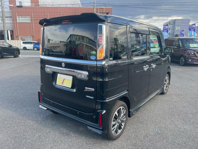 スペーシアカスタム ハイブリッドXS 4WD 両側電動スライドドア エンジンスターター 2列目サーキュレーター ハーフレザーシートヒーター 衝突軽減&車線逸脱警告 コーナーセンサー LEDヘッドライト&フォグライト スマートキースペアキー(3枚目)