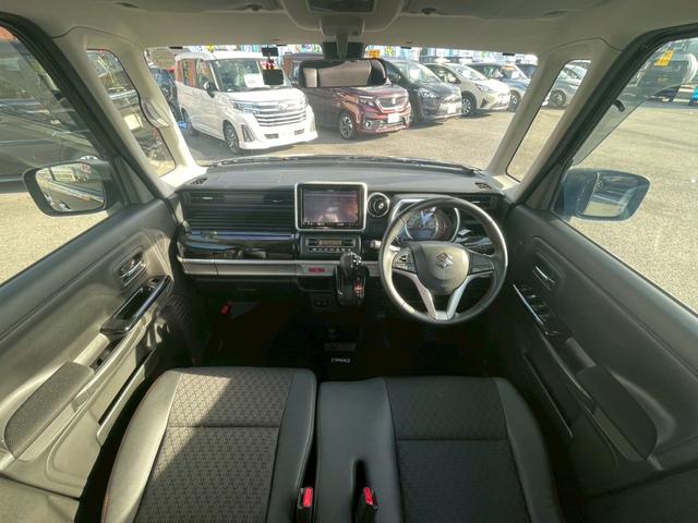 スペーシアカスタム ハイブリッドXS 4WD 両側電動スライドドア エンジンスターター 2列目サーキュレーター ハーフレザーシートヒーター 衝突軽減&車線逸脱警告 コーナーセンサー LEDヘッドライト&フォグライト スマートキースペアキー(4枚目)