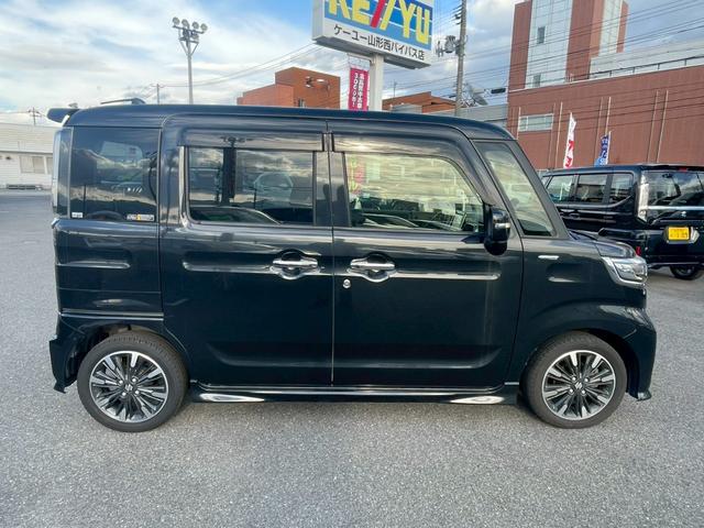 スペーシアカスタム ハイブリッドXS 4WD 両側電動スライドドア エンジンスターター 2列目サーキュレーター ハーフレザーシートヒーター 衝突軽減&車線逸脱警告 コーナーセンサー LEDヘッドライト&フォグライト スマートキースペアキー(26枚目)