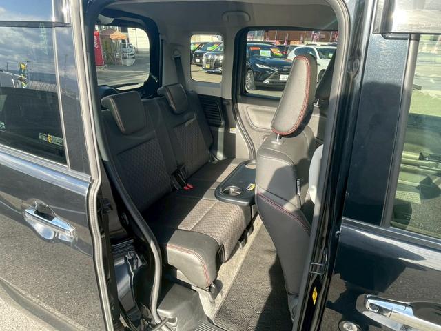 スペーシアカスタム ハイブリッドXS 4WD 両側電動スライドドア エンジンスターター 2列目サーキュレーター ハーフレザーシートヒーター 衝突軽減&車線逸脱警告 コーナーセンサー LEDヘッドライト&フォグライト スマートキースペアキー(31枚目)