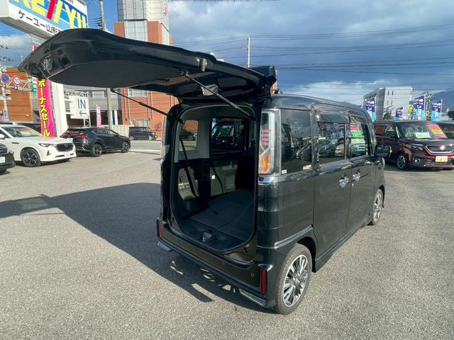 スペーシアカスタム ハイブリッドXS 4WD 両側電動スライドドア エンジンスターター 2列目サーキュレーター ハーフレザーシートヒーター 衝突軽減&車線逸脱警告 コーナーセンサー LEDヘッドライト&フォグライト スマートキースペアキー(40枚目)