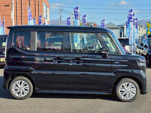 スペーシアカスタム ハイブリッドGS 4WD 届出済未使用車/新品ナビ取付/片側自動スライドドア/衝突軽減/追従クルコン/レーンキープ/コーナーセンサー/LEDライト/フォグ/ヘッドライトレベライザー/シートヒーター/スペアキー有/保証書・取説有(9枚目)