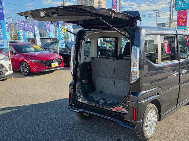 スペーシアカスタム ハイブリッドGS 4WD 届出済未使用車/新品ナビ取付/片側自動スライドドア/衝突軽減/追従クルコン/レーンキープ/コーナーセンサー/LEDライト/フォグ/ヘッドライトレベライザー/シートヒーター/スペアキー有/保証書・取説有(21枚目)