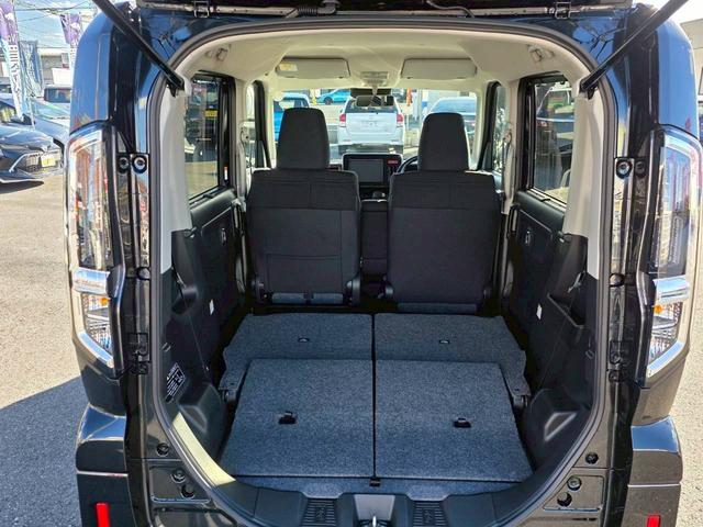 スペーシアカスタム ハイブリッドGS 4WD 届出済未使用車/新品ナビ取付/片側自動スライドドア/衝突軽減/追従クルコン/レーンキープ/コーナーセンサー/LEDライト/フォグ/ヘッドライトレベライザー/シートヒーター/スペアキー有/保証書・取説有(24枚目)