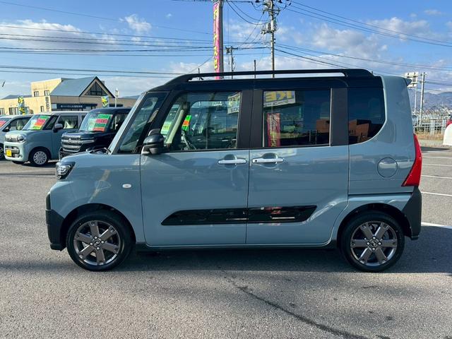 タント ファンクロスターボ　届出済未使用車　新品ナビ取付　両側電動スライドドア　バックカメラ　Ｂｌｕｅｔｏｏｔｈ　ルーフレール　衝突軽減　クルコン　クリアランスソナー　レーンアシスト　アイドリングストップ　シートヒーター　ＥＴＣ（35枚目）