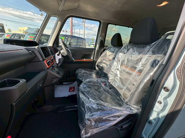 タント ファンクロスターボ　届出済未使用車　新品ナビ取付　両側電動スライドドア　バックカメラ　Ｂｌｕｅｔｏｏｔｈ　ルーフレール　衝突軽減　クルコン　クリアランスソナー　レーンアシスト　アイドリングストップ　シートヒーター　ＥＴＣ（42枚目）