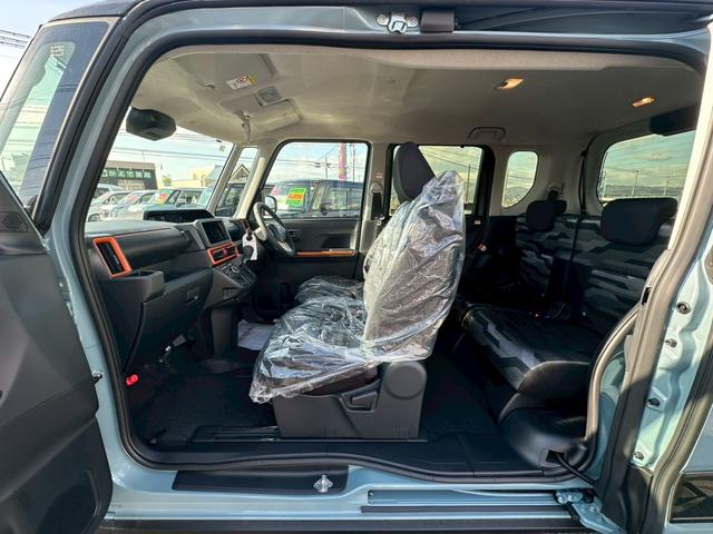 タント ファンクロスターボ　届出済未使用車　新品ナビ取付　両側電動スライドドア　バックカメラ　Ｂｌｕｅｔｏｏｔｈ　ルーフレール　衝突軽減　クルコン　クリアランスソナー　レーンアシスト　アイドリングストップ　シートヒーター　ＥＴＣ（45枚目）