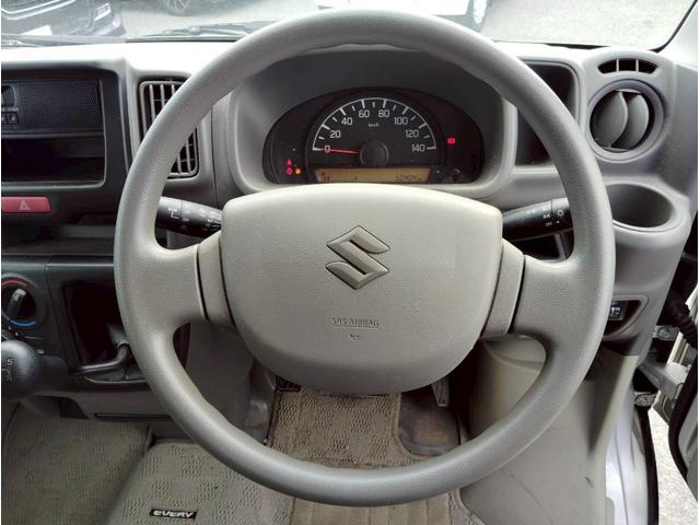エブリイ PA【切替4WD】【ハイルーフ】【禁煙車】 社外アルミホイール 純正バイザー マット エアコン AM/FMラジオ ヘッドライトレベライザー ABS ダブルエアバック 両側スライドドア(9枚目)