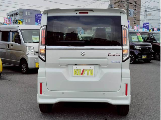 スペーシアカスタム ハイブリッドＸＳターボ【４ＷＤ】【届出済未使用車】　【全方位カメラ】スズキコネクト９型ナビ　衝突軽減＆車線逸脱警告　両側電動スライドドア　ハーフレザーシート＆シートヒーター　ＬＥＤライト　追従クルコン　地デジ　ＢＴオーディオ　保証書（31枚目）