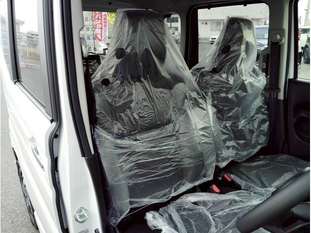 スペーシアカスタム ハイブリッドＸＳターボ【４ＷＤ】【届出済未使用車】　【全方位カメラ】スズキコネクト９型ナビ　衝突軽減＆車線逸脱警告　両側電動スライドドア　ハーフレザーシート＆シートヒーター　ＬＥＤライト　追従クルコン　地デジ　ＢＴオーディオ　保証書（36枚目）