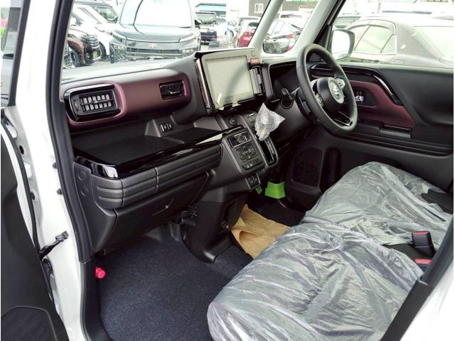 スペーシアカスタム ハイブリッドＸＳターボ【４ＷＤ】【届出済未使用車】　【全方位カメラ】スズキコネクト９型ナビ　衝突軽減＆車線逸脱警告　両側電動スライドドア　ハーフレザーシート＆シートヒーター　ＬＥＤライト　追従クルコン　地デジ　ＢＴオーディオ　保証書（40枚目）