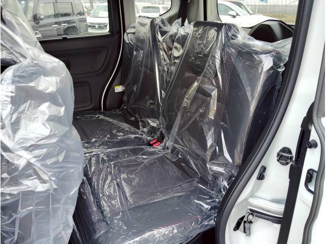 スペーシアカスタム ハイブリッドＸＳターボ【４ＷＤ】【届出済未使用車】　【全方位カメラ】スズキコネクト９型ナビ　衝突軽減＆車線逸脱警告　両側電動スライドドア　ハーフレザーシート＆シートヒーター　ＬＥＤライト　追従クルコン　地デジ　ＢＴオーディオ　保証書（43枚目）