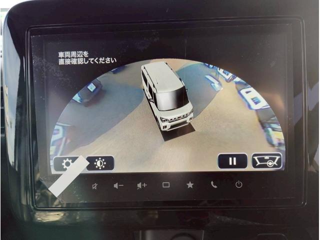スペーシアギア ハイブリッドＸＺ　ターボ　４ＷＤ　届出済未使用車／全方位モニター付９型ナビ／スズキセーフティサポート／衝突軽減システム／車線逸脱警告／追従クルコン／両側電動スライド／ＬＥＤヘッドライト／パドルシフト／フルセグＴＶ／ＢＴ／シートヒーター（8枚目）