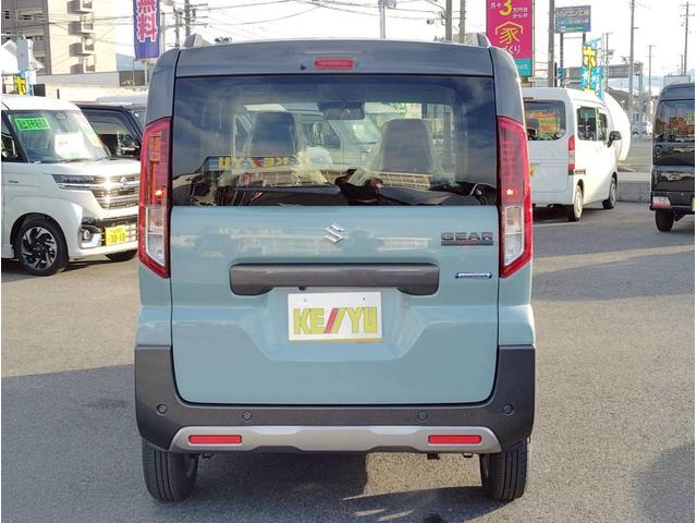 スペーシアギア ハイブリッドＸＺ　ターボ　４ＷＤ　届出済未使用車／全方位モニター付９型ナビ／スズキセーフティサポート／衝突軽減システム／車線逸脱警告／追従クルコン／両側電動スライド／ＬＥＤヘッドライト／パドルシフト／フルセグＴＶ／ＢＴ／シートヒーター（31枚目）