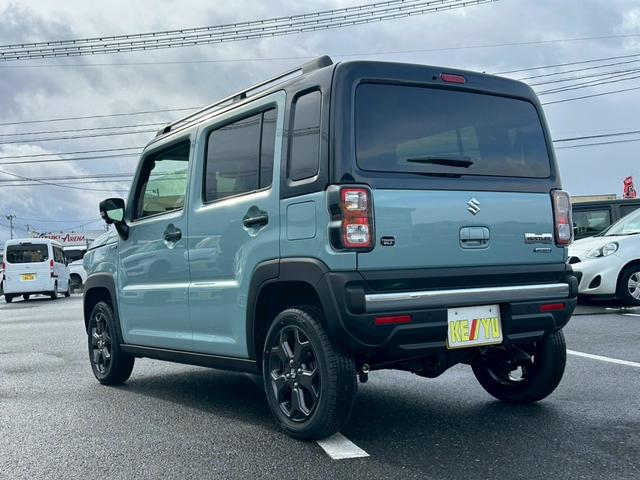 ハスラー タフワイルドターボ　４ＷＤ　届出済み未使用車　特別使用車　メーカーオプション９インチナビ　全方位カメラ　自動追従クルコン　ルーフレール　シートヒーター　ミラーヒーター　コーナーセンサー　パドルシフト　ＬＥＤ　スペアキー（32枚目）