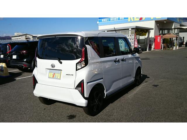 ムーヴ ＲＳ　ダンディスポーツ　４ＷＤ【届出済未使用車】両側電動スライドドア【衝突被害軽減ブレーキ＆レーンアシスト】レーダークルーズコントロール　コーナーセンサー　シートヒーター　オートマチックハイビーム　全方位カメラ接続（3枚目）