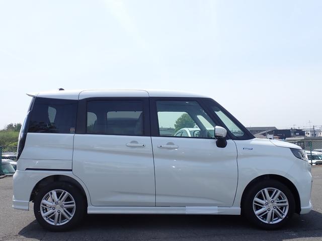 ソリオ ハイブリッドＭＺ　４ＷＤ　登録済未使用車　両側パワースライド　アイドリングストップ　クリアランスソナー　クルコン　両側シートヒーター　衝突軽減　車線逸脱（52枚目）
