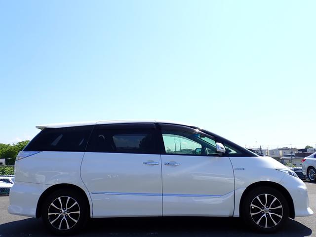エスティマハイブリッド アエラス　４ＷＤ　ナビ　フルセグ　ＣＤ　ＤＶＤ　ＥＴＣ　バックカメラ　ＡＣ１００Ｖ　クルーズコントロール　ダブルエアコン　両側電動スライドドア　パワーシート　死角カメラ　ステアリングリモコン　プッシュスタート（30枚目）