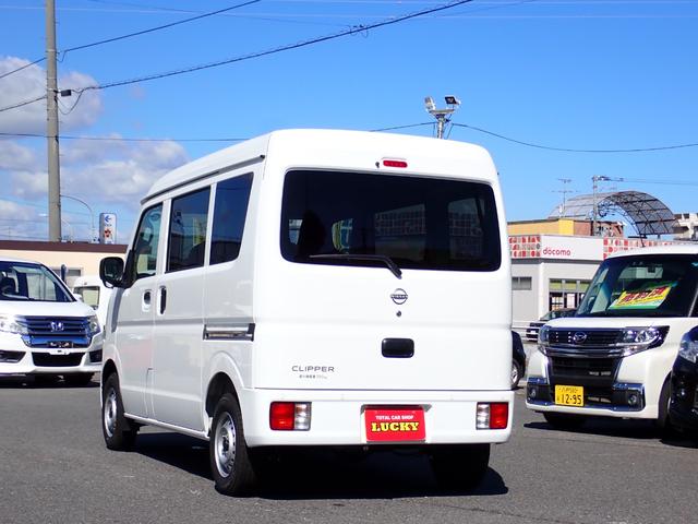 ＮＶ１００クリッパーバン ＤＸ　届出済未使用車　キーレス　クリアランスソナー　衝突軽減　車線逸脱　横滑り防止　切替４ＷＤ　オートライト（30枚目）