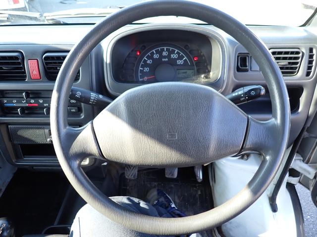 キャリイトラック KCエアコン・パワステ 4WD エアコン パワステ AM FM(10枚目)