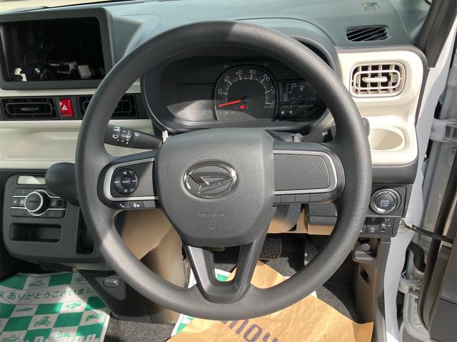 ムーヴキャンバス ストライプスＸ　届け出済み未使用車　バックカメラ　両側電動スライドドア　クリアランスソナー　衝突被害軽減システム　オートライト　スマートキー　アイドリングストップ　電動格納ミラー　ベンチシート　ＣＶＴ（2枚目）