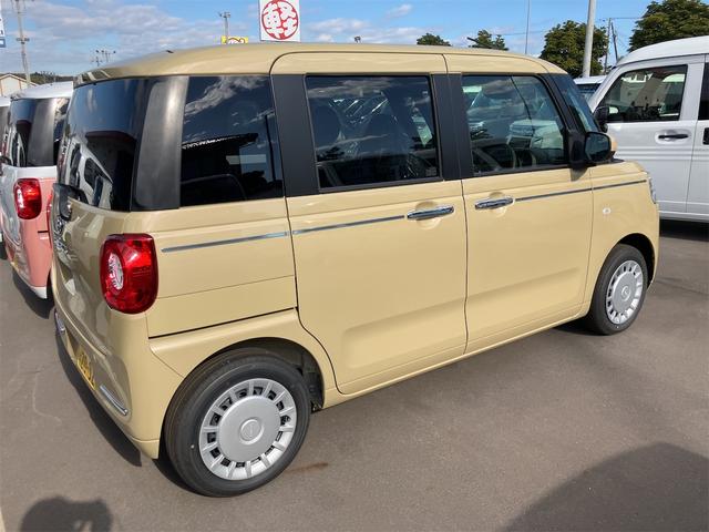 ムーヴキャンバス セオリーＸ　届け出済み未使用車　バックカメラ　両側電動スライドドア　クリアランスソナー　衝突被害軽減システム　オートライト　スマートキー　アイドリングストップ　電動格納ミラー　ベンチシート　ＣＶＴ（15枚目）