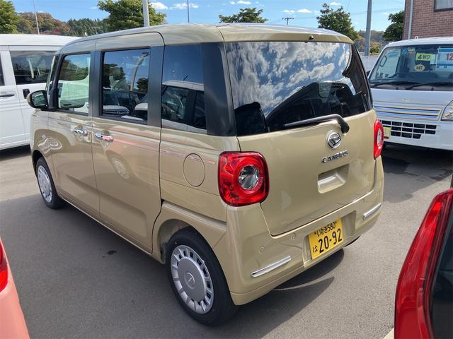 ムーヴキャンバス セオリーＸ　届け出済み未使用車　バックカメラ　両側電動スライドドア　クリアランスソナー　衝突被害軽減システム　オートライト　スマートキー　アイドリングストップ　電動格納ミラー　ベンチシート　ＣＶＴ（17枚目）