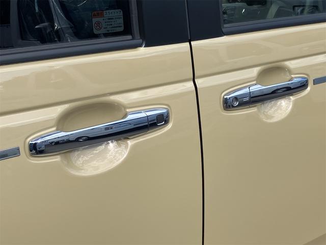 ムーヴキャンバス セオリーＸ　届け出済み未使用車　バックカメラ　両側電動スライドドア　クリアランスソナー　衝突被害軽減システム　オートライト　スマートキー　アイドリングストップ　電動格納ミラー　ベンチシート　ＣＶＴ（25枚目）