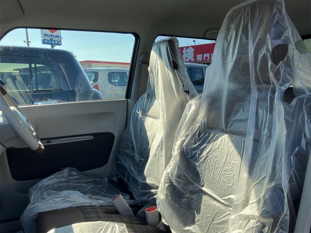 アルトラパンＬＣ Ｘ　届け出済み未使用車　クリアランスソナー　レーンアシスト　衝突被害軽減システム　オートライト　ＬＥＤヘッドランプ　スマートキー　アイドリングストップ　電動格納ミラー　シートヒーター　ベンチシート　ＣＶＴ（44枚目）