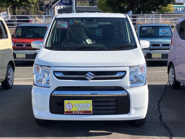 ワゴンＲ ＦＸ　届け出済み未使用車　クリアランスソナー　レーンアシスト　衝突被害軽減システム　オートライト　スマートキー　電動格納ミラー　シートヒーター　ベンチシート　ＣＶＴ　盗難防止システム　ＡＢＳ　ＥＳＣ（14枚目）