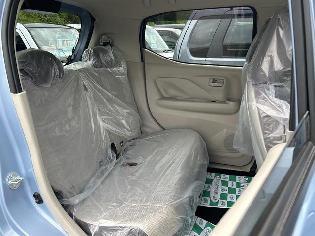 ｅＫワゴン Ｍ　届け出済み未使用車　バックカメラ　クリアランスソナー　レーンアシスト　衝突被害軽減システム　オートライト　キーレスエントリー　アイドリングストップ　電動格納ミラー　シートヒーター　ベンチシート　ＣＶＴ（45枚目）