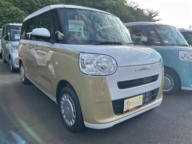 ムーヴキャンバス ストライプスＸ　届け出済み未使用車　バックカメラ　両側電動スライドドア　クリアランスソナー　　衝突被害軽減システム　オートライト　スマートキー　アイドリングストップ　電動格納ミラー　ベンチシート　ＣＶＴ（14枚目）