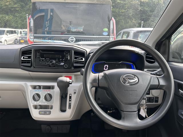 ミライース Ｘ　ＳＡＩＩＩ　４ＷＤ　クリアランスソナー　衝突被害軽減システム　オートマチックハイビーム　オートライト　ＬＥＤヘッドランプ　キーレスエントリー　アイドリングストップ　電動格納ミラー　ＣＶＴ　盗難防止システム　ＡＢＳ（3枚目）