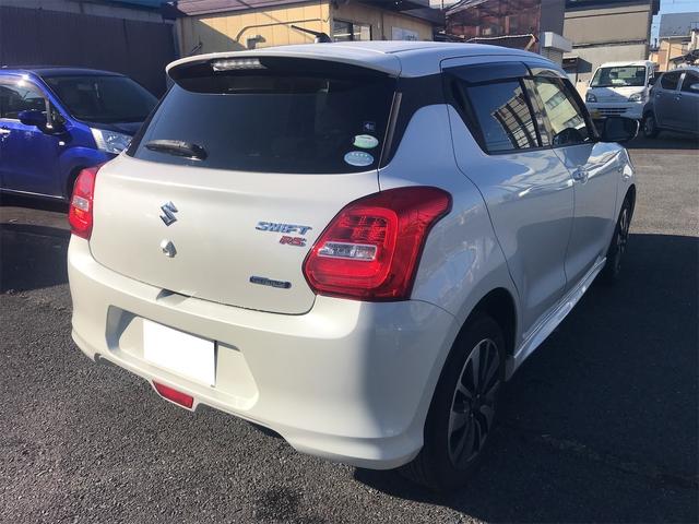 スイフト ハイブリッドＲＳ　４ＷＤ　ＥＴＣ　全周囲カメラ　ＴＶ　アルミホイール　ＬＥＤヘッドランプ　スマートキー　アイドリングストップ　電動格納ミラー　シートヒーター　ＣＶＴ　盗難防止システム　衝突安全ボディ　ＡＢＳ　ＥＳＣ（16枚目）