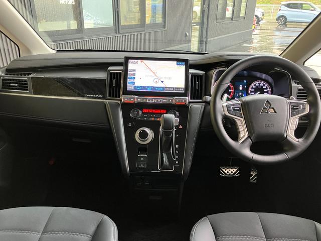 デリカＤ：５ シャモニー　アルパイン１１型ナビ　ナビ連動ＥＴＣ２．０　純正前後ドラレコ　１０年１０万ｋｍ特別保証延長　電動サイドステップ　全方位モニター　ブラインドスポットモニター　パワーシート　電動テールゲート　７人乗り（10枚目）